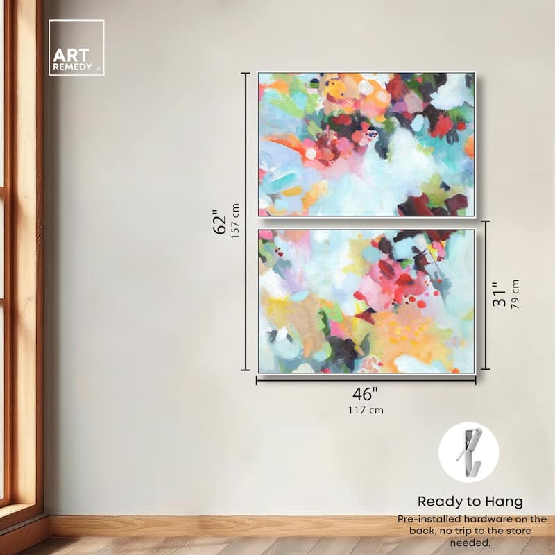 Play of Light Canvas Set of 2 by Art Remedy