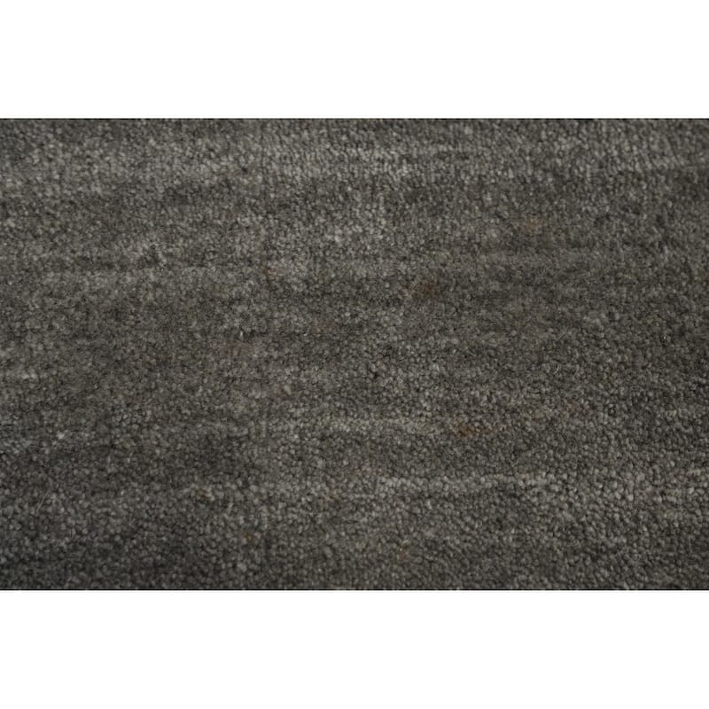 Tribal Gray Gabbeh Oriental Accent Rug Geometric Tribal Carpet - 5' 9'' X 3' 11''
