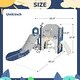 preview thumbnail 14 of 22, Kids Slide Playset Structure 7 in 1 with Slide and Basketball Hoop