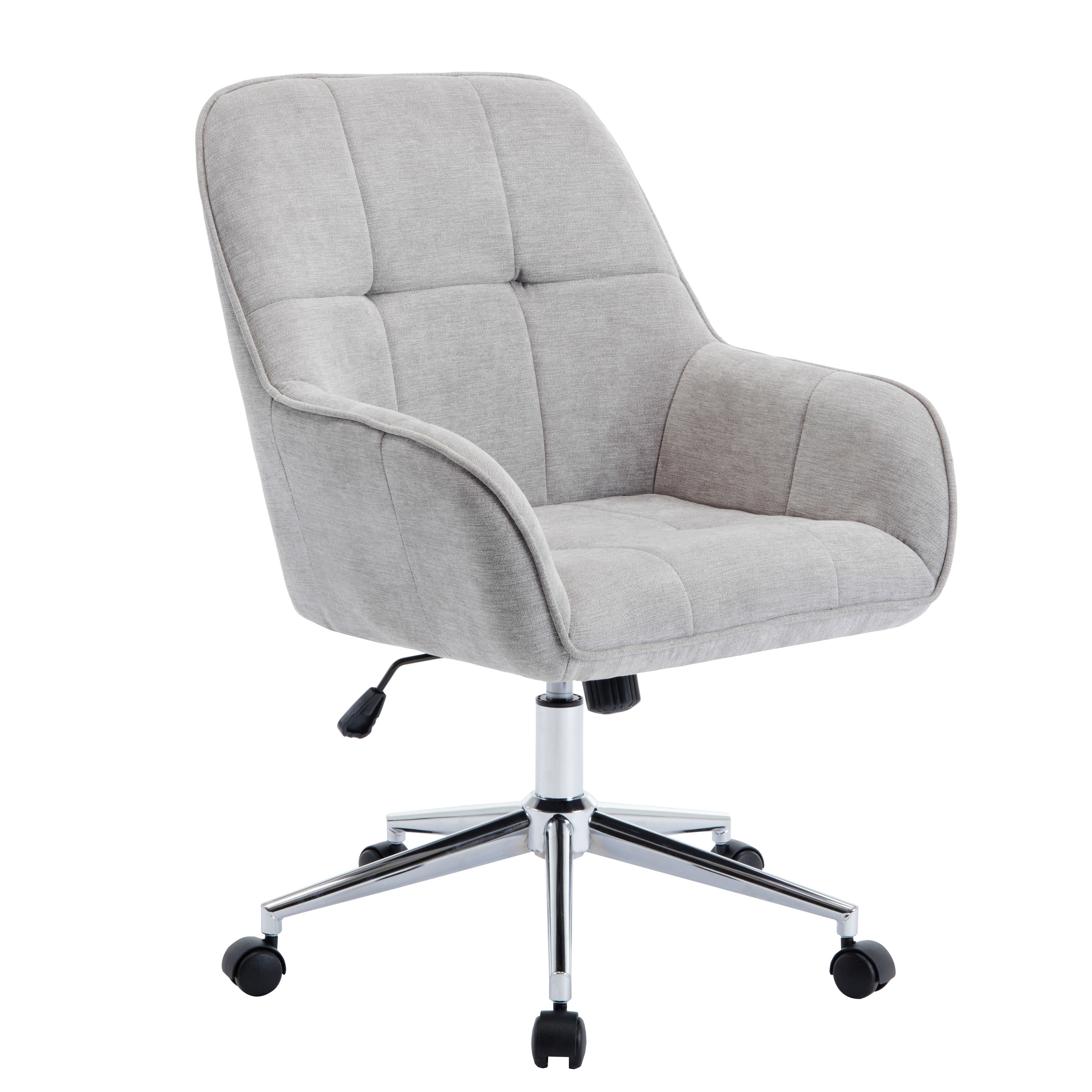 Porthos Home Office Chair with Arms, Height Adjustable ...