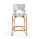 preview thumbnail 20 of 29, Creanly 25.25"H Seat Rattan Counter Stool with Back