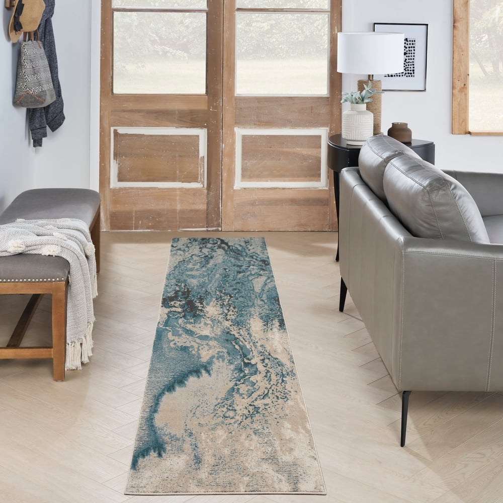 Nourison Maxell Modern Glam Abstract Area Rug
