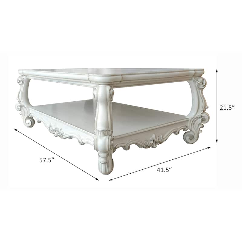 Calvert Coffee Table with Bottom Shelf