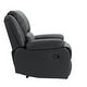 preview thumbnail 67 of 79, Vegan Leather Upholstered Push Back Manual Recliner Chair