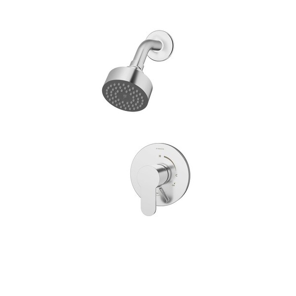 Symmons S-6701-1.5-TRM Identity Shower Trim Package With Single-Function Shower Head and Volume Control - Valve Not Included