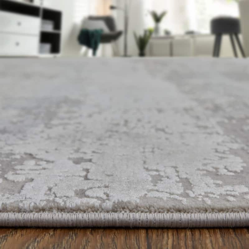 Grand Bazaar Lindstra Machine Made Abstract Modern Area Rug