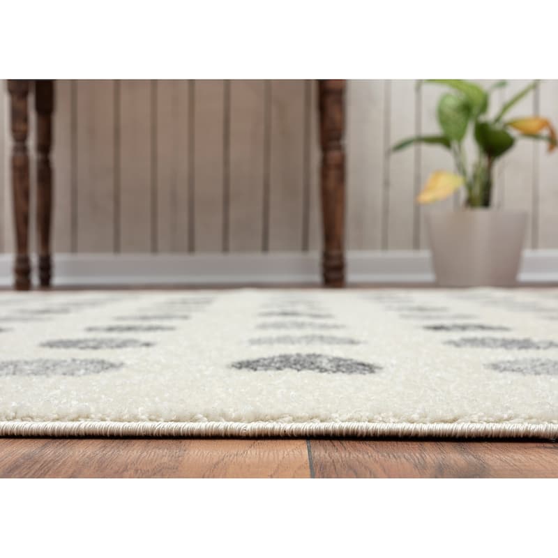Abani Casa Geometric Dot Area Rug