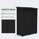 preview thumbnail 7 of 7, MCombo Large Outdoor Storage Cabinet Shed with Lock (46.9" x 22.4" x 66") , Wooden 1911 - 46.9" x 22.4" x 66"