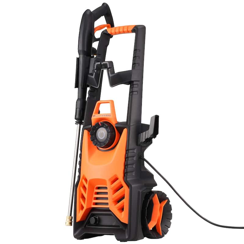 Electric Pressure Washer Max 4500 PSI 3.2 GPM With Pressure Adjustment - Orange