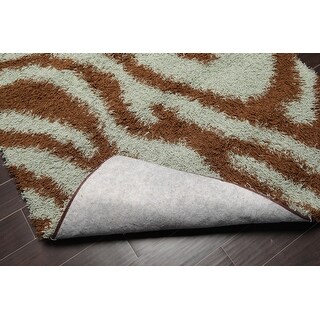Shag Area Rug Machine Made Nylon Modern Shag (5'x8') - 5' x 8' - Bed ...