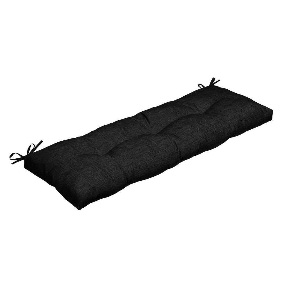 ARDEN Outdoor Plush Modern Tufted Bench Cushion, 48 x 18