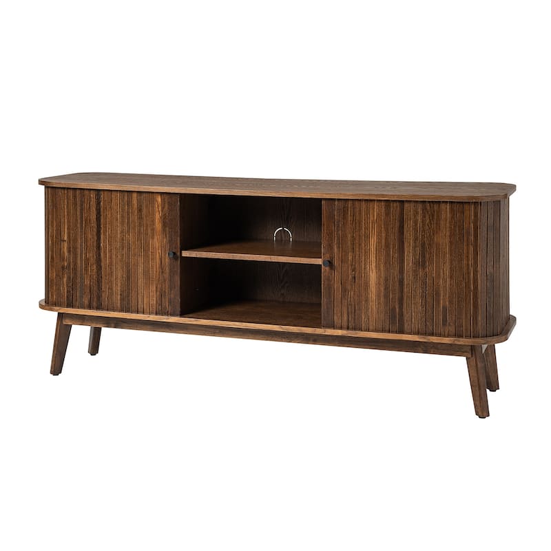 Franz TV Stand for TVs up to 65" with Adjustable Shelf by HULALA HOME