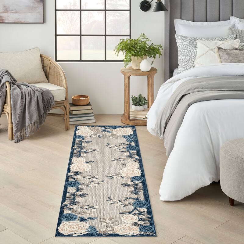 Nourison Aloha Indoor/Outdoor Floral Area Rug