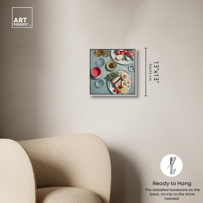 Sea Feast Canvas by Art Remedy