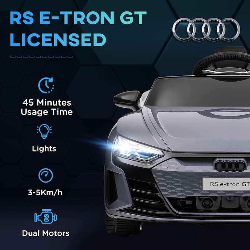 12V Kids Ride on Car with Remote Control, Battery Powered Electric Car Drift Car Engineering Car with 4 Wheels