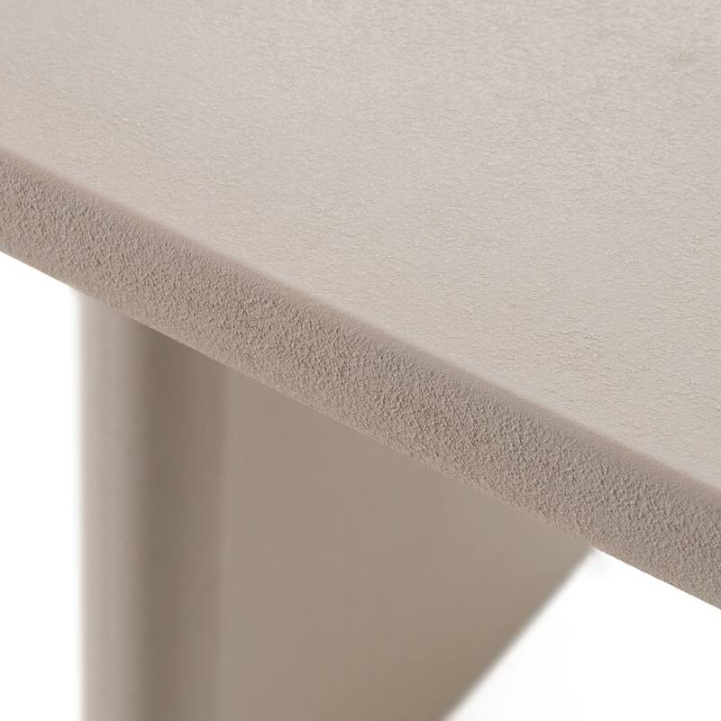 Modrest Evermore Modern Grey Faux Cement Coffee Table