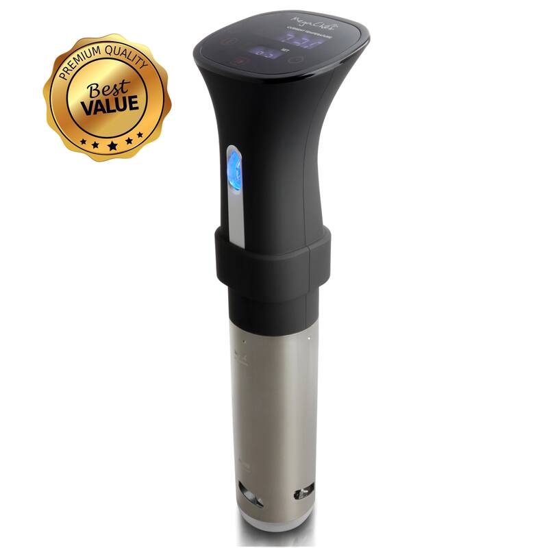 Precision Backlit Digital Display 800 Watt Pro Chef Fast Immersion Sous-Vide Cooker