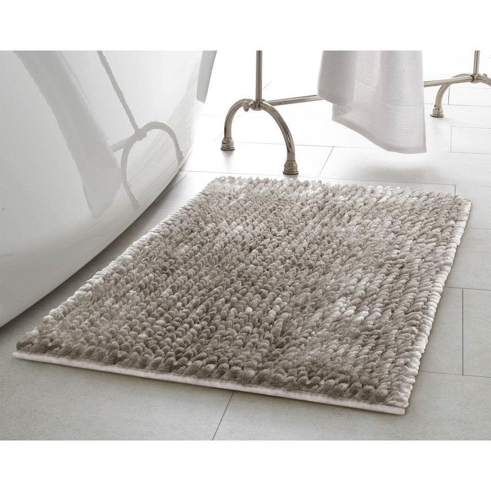 B... in x 34 in Laura Ashley Rachel Lurex Bath Rug Set x 24 in./20 in 17 in 