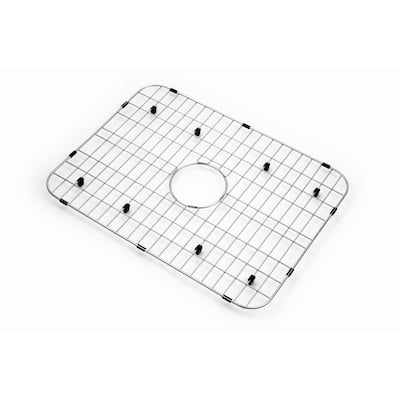 Houzer Wirecraft 23-7/16" L x 17-1/8" W Stainless Steel Basin Rack - Stainless Steel