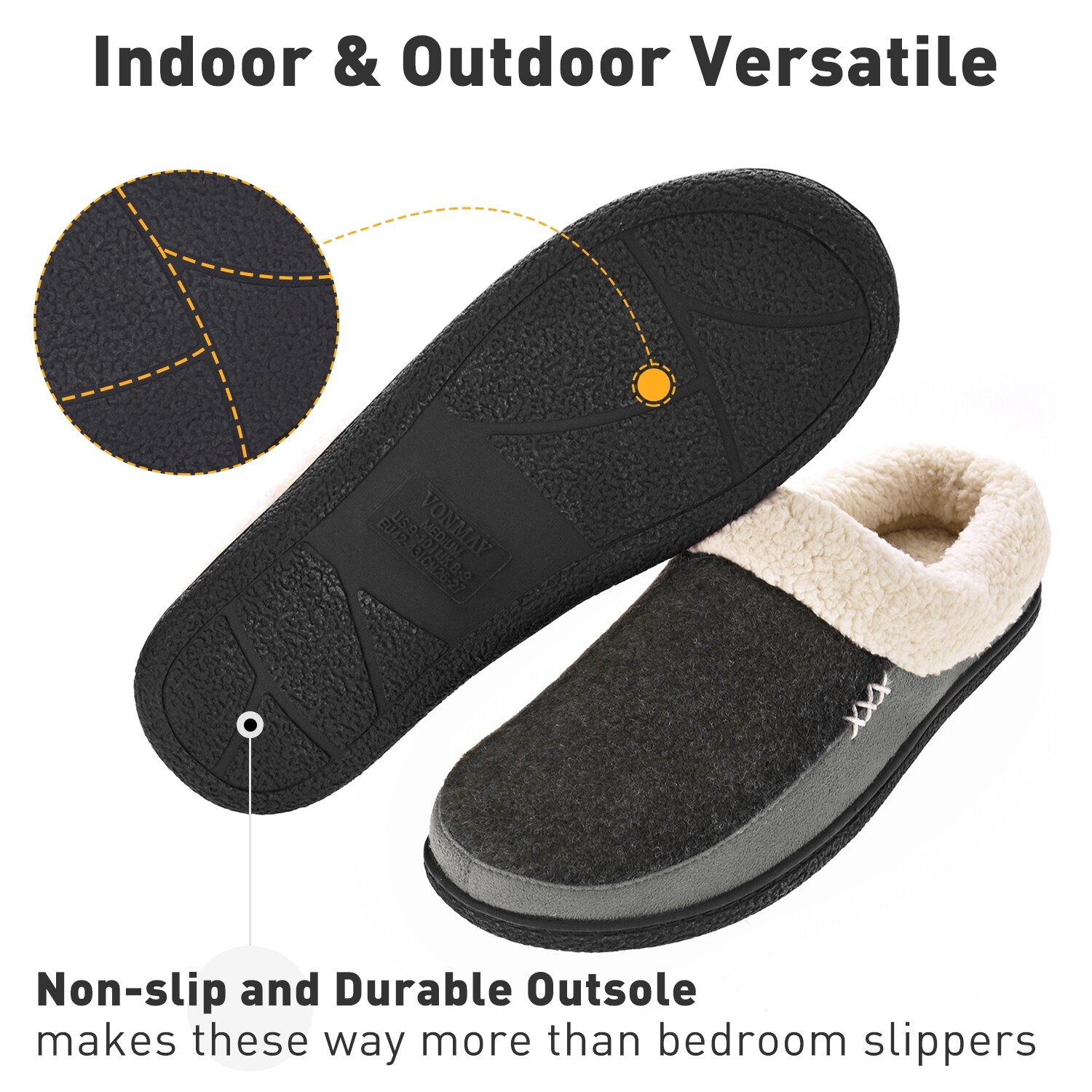 vonmay mens slippers