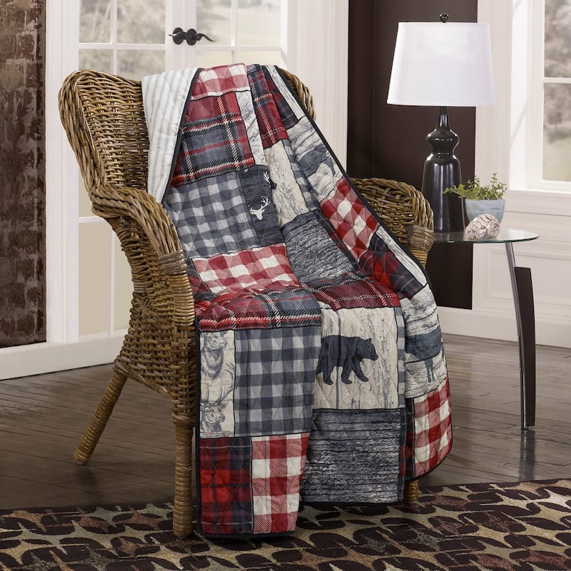 Your Lifestyle by Donna Sharp Timber Microfiber Throw