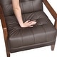 preview thumbnail 16 of 71, Leland Leather Match Accent Chair