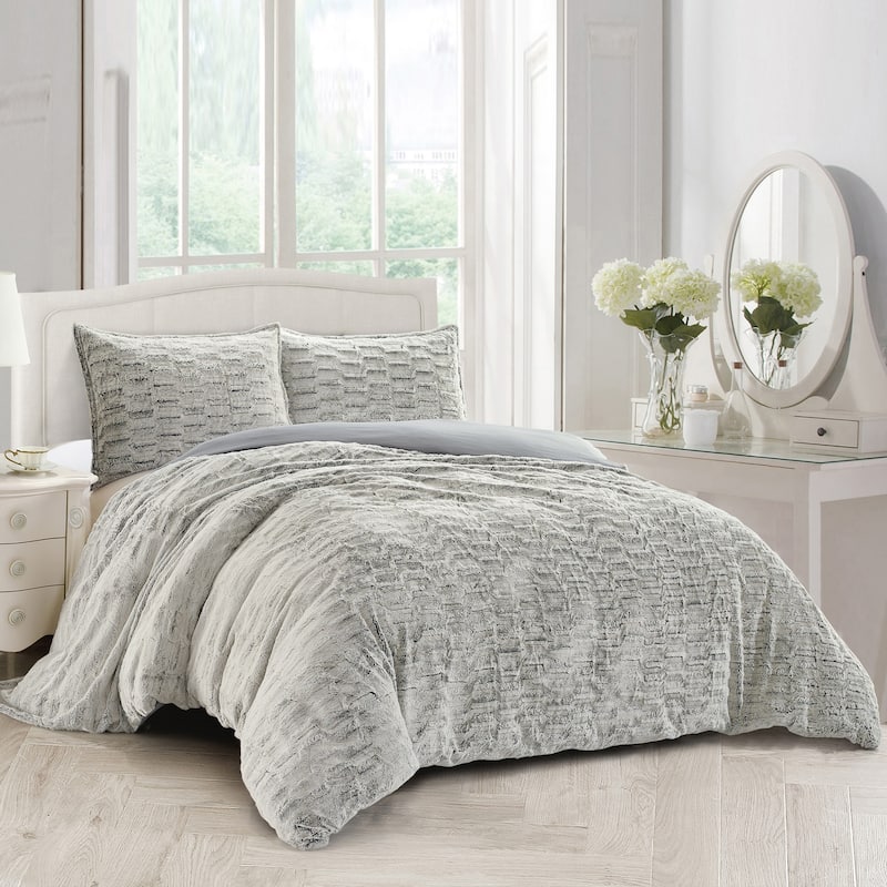 FauxFur Duvet Cover Set