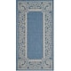 preview thumbnail 53 of 99, SAFAVIEH Courtyard Abaco Floral Border Indoor/ Outdoor Area Rug