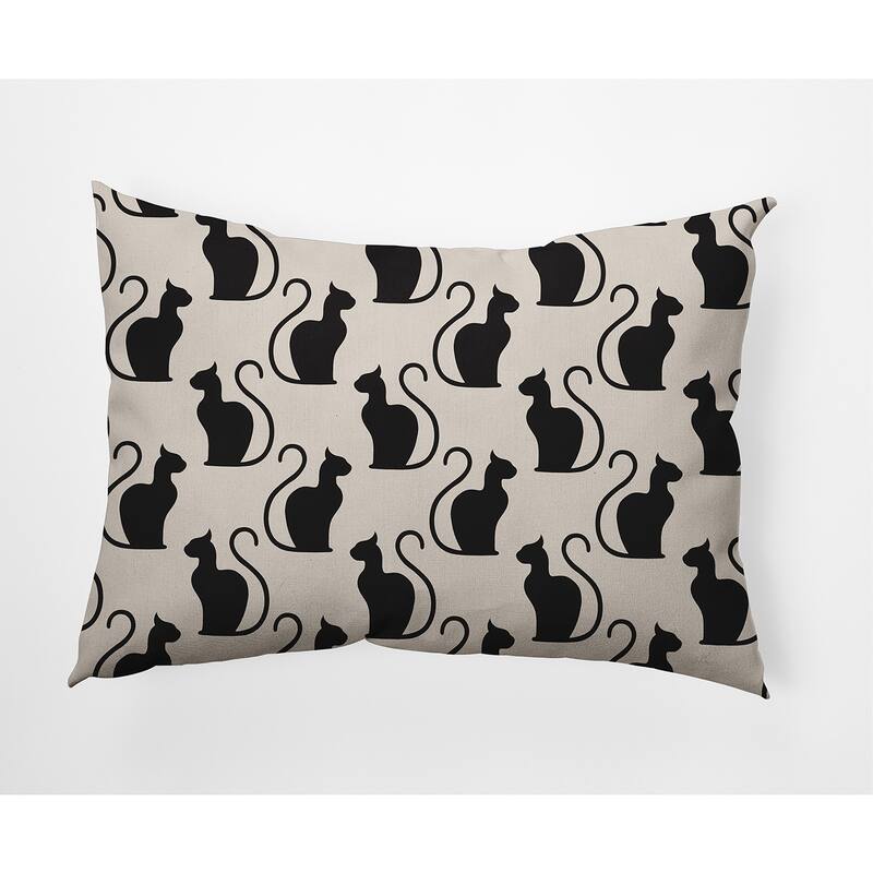 Spooky Cats Decorative Throw Pillow
