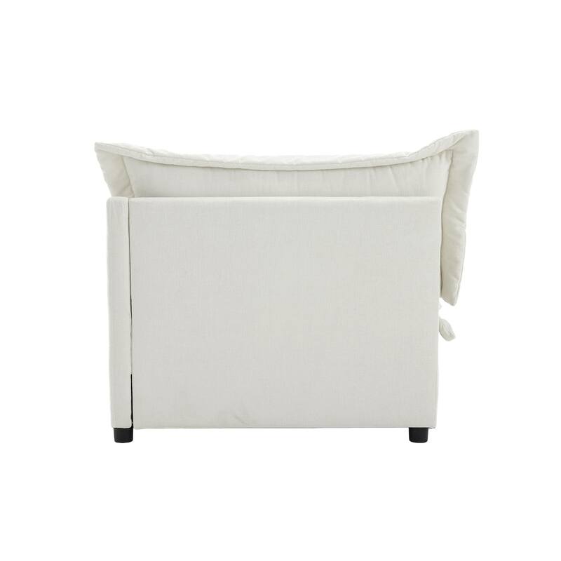 Upholstered Chenille Arm Club Chair Cloud corner cahir