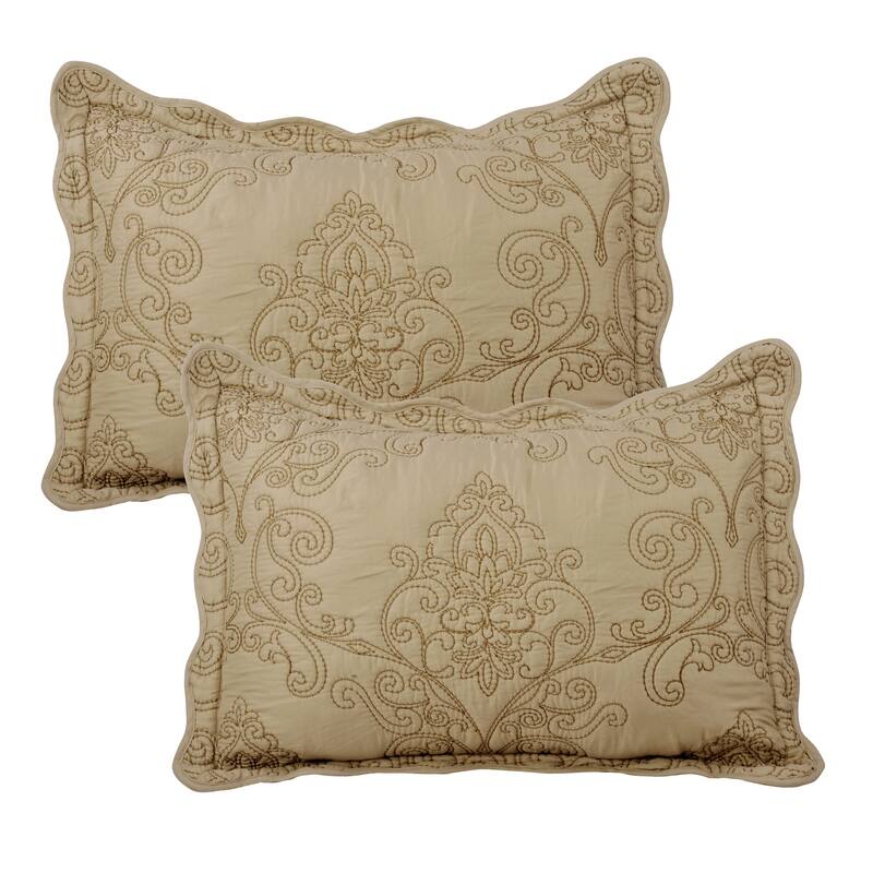 Serenta Damask Oversized 4-piece Bedspread Set