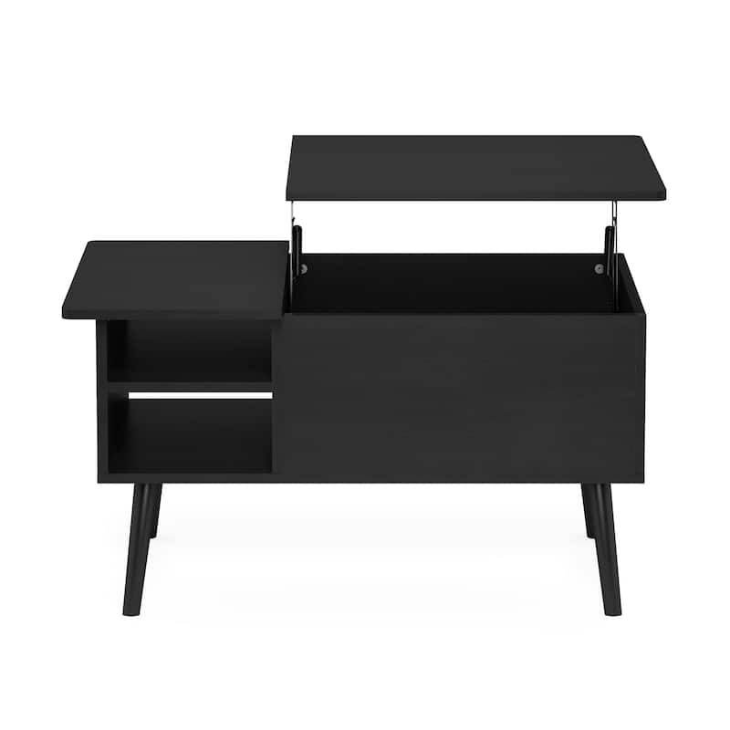 Furinno Jensen Lift Top Coffee Table With Wooden Leg