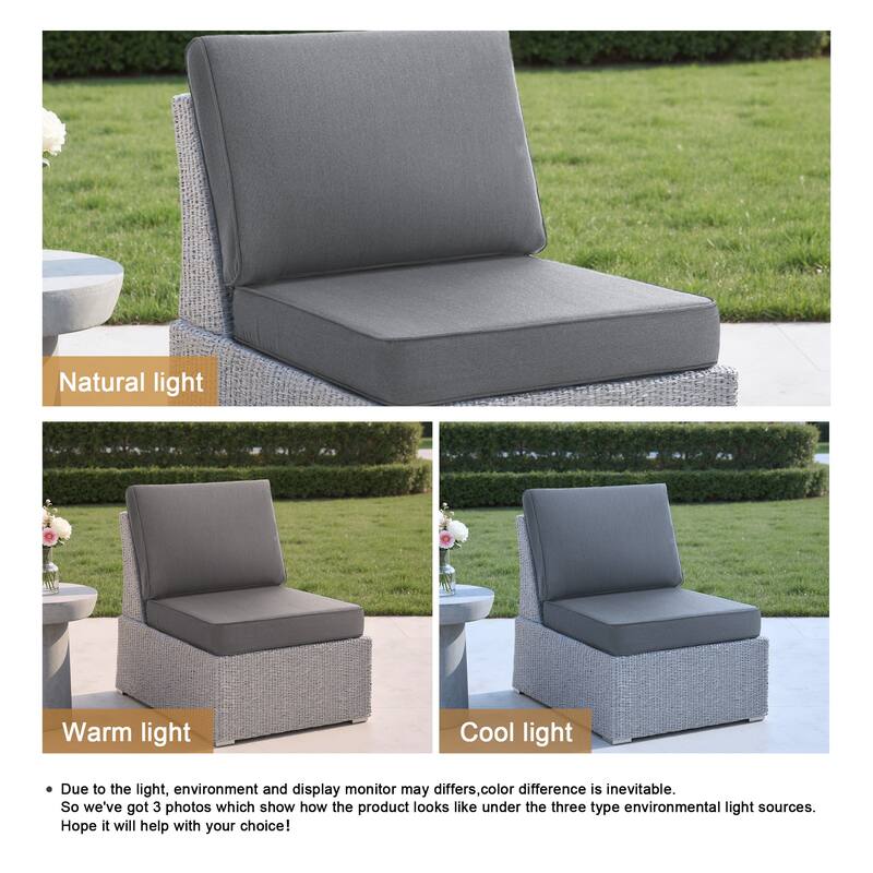 Sunbrella Indoor Outdoor Chair Cushion and Pillow