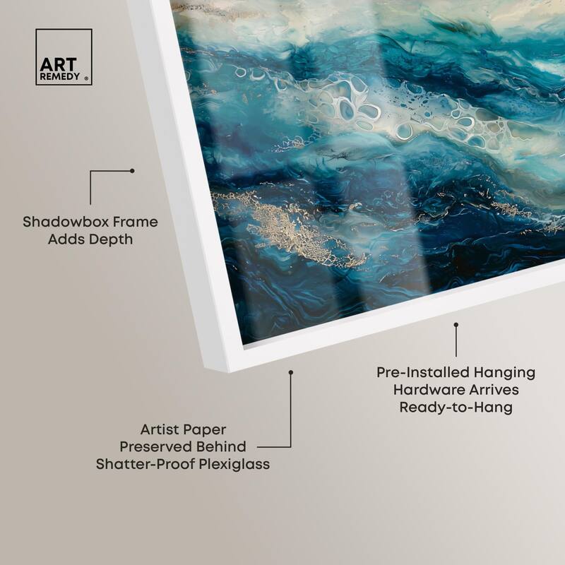 Jeweled Waters Shadowbox by Art Remedy