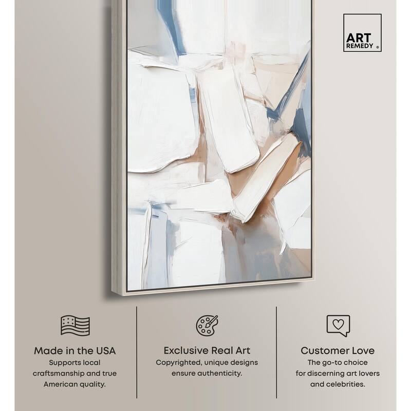 Bone and Beige II Canvas by Art Remedy