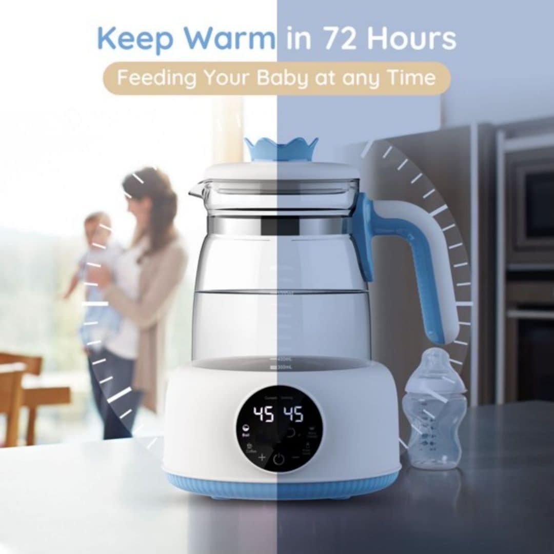 Baby Water Kettle Temperature Control White