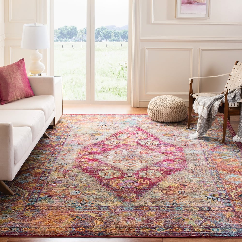 SAFAVIEH Crystal Gerty Vintage Boho Oriental Rug