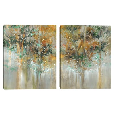 Golden Forest I & II by K. Nari Canvas Art Prints