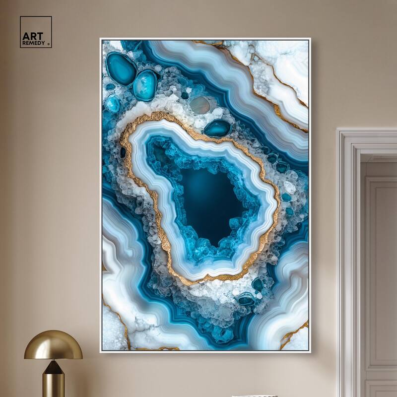 Gilded Geode Eye I Canvas by Art Remedy