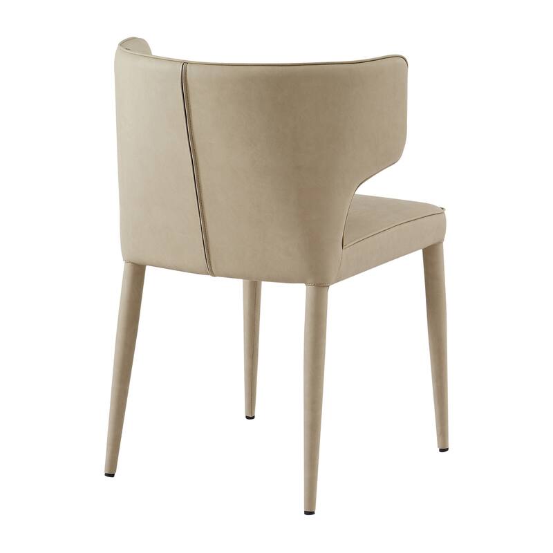 Extended Wingback Modern Dining Chair