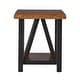 preview thumbnail 12 of 15, Banyan Live Edge Wood and Metal Accent Tables by iNSPIRE Q Artisan