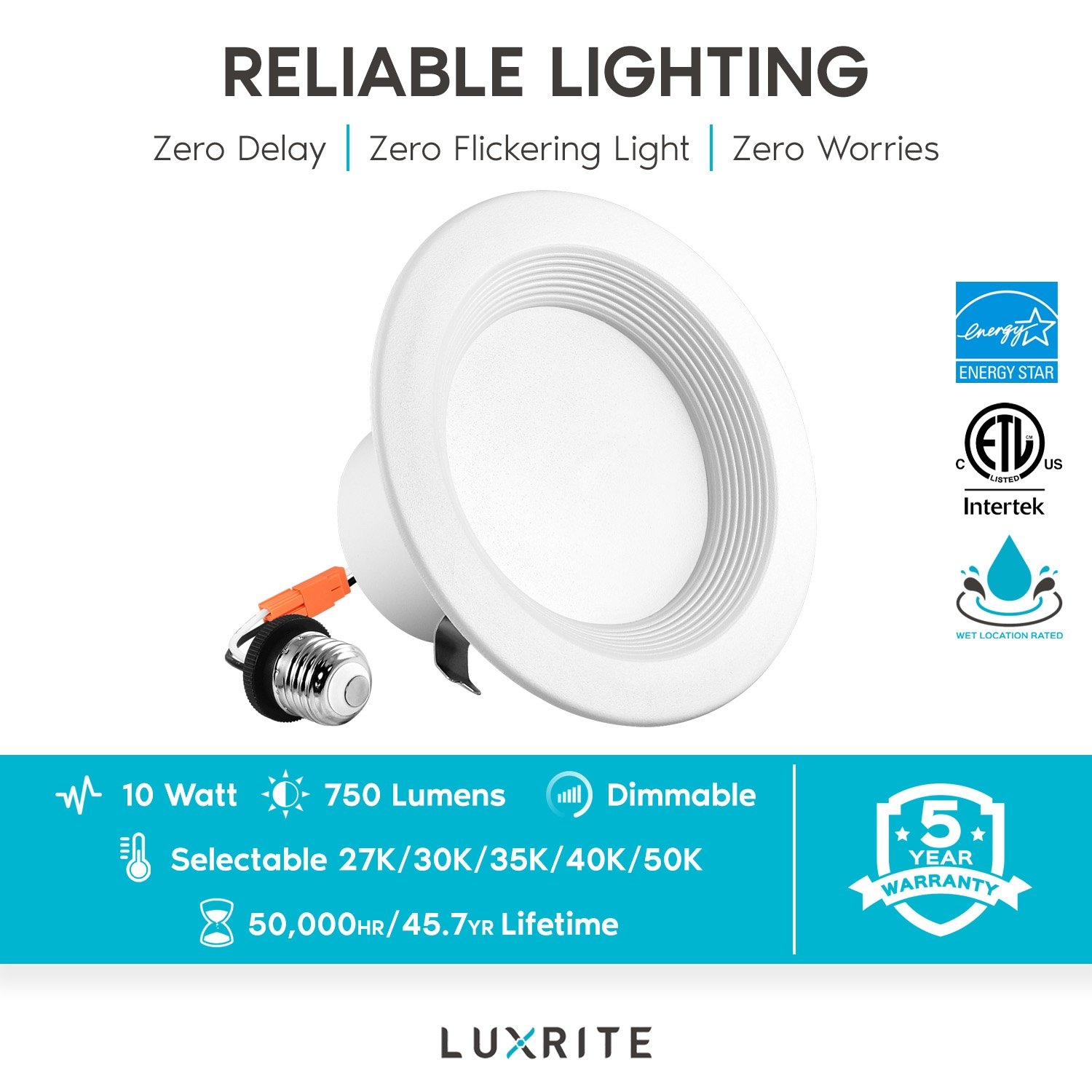 Intertek 4 led downlight dimmable sale