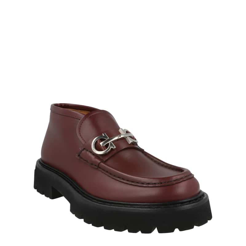 Ferragamo Geffer 2 Gancini Ankle Boots