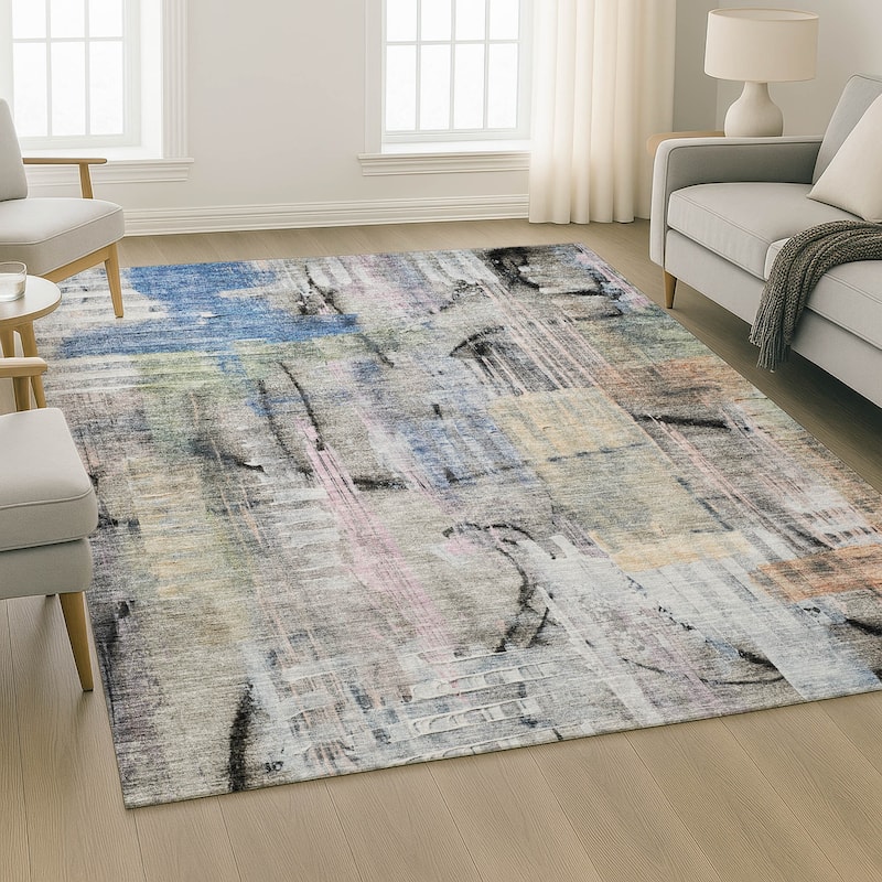 Premium Washable Super Soft Abstract Kola Mayfield Rug