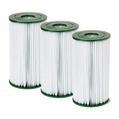 Coleman Type IV/Type B Swimming Pool Filter Pump Replacement Cartridges (3 Pack) - 1