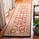 preview thumbnail 33 of 35, SAFAVIEH Handmade Anatolia Adella Traditional Oriental Hand-spun Wool Rug 2'3" x 10' Runner - Rust/Green - Runner