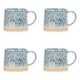 preview thumbnail 2 of 12, 10 Strawberry Street Rhea Mug, Set of 4 Blue Reactive