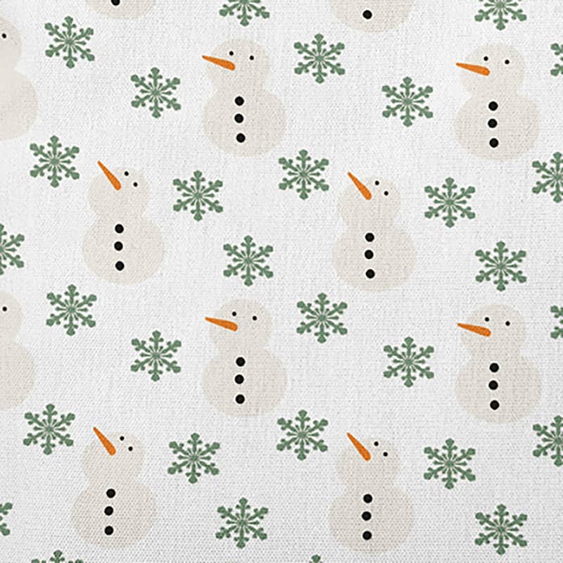 Snow Men In Snowstorm Accent Pillow