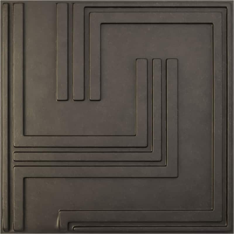 19 5/8"W x 19 5/8"H Geometric EnduraWall Decorative 3D Wall Panel
