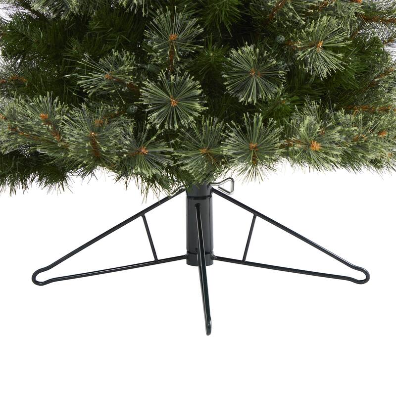 5ft. Cashmere Slim Artificial Christmas Tree with 250 Warm White Lights and 408 Branches - Elegant Holiday X-Mas Tree